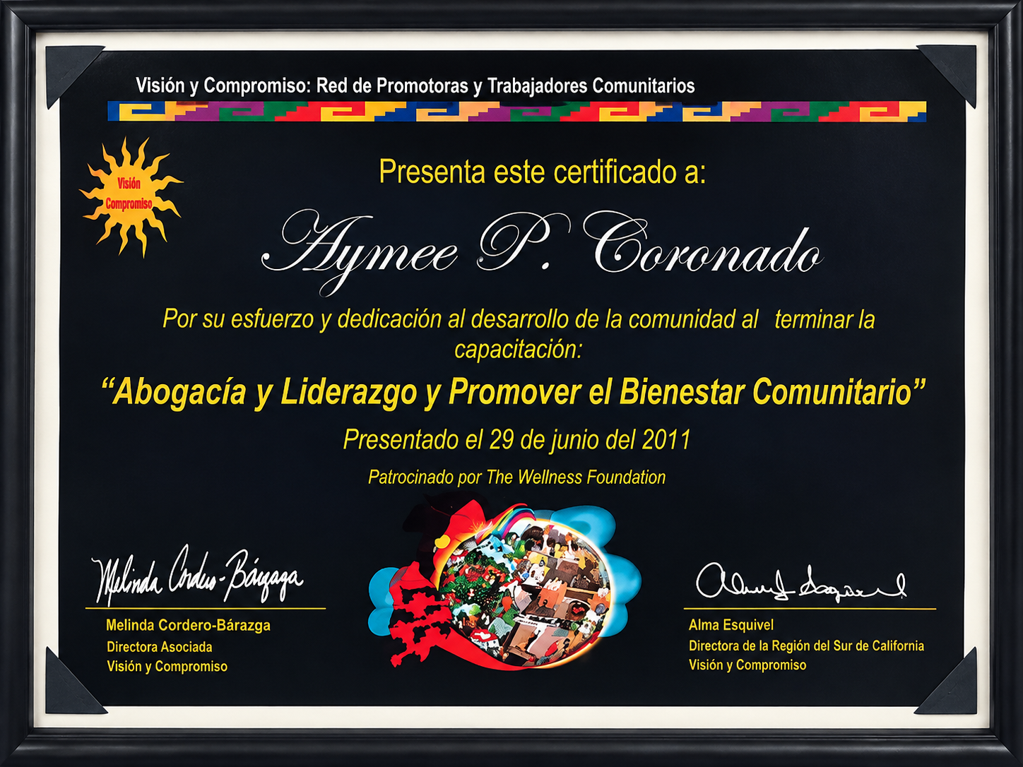 Reconocimiento de Aymée de los Ángeles 4